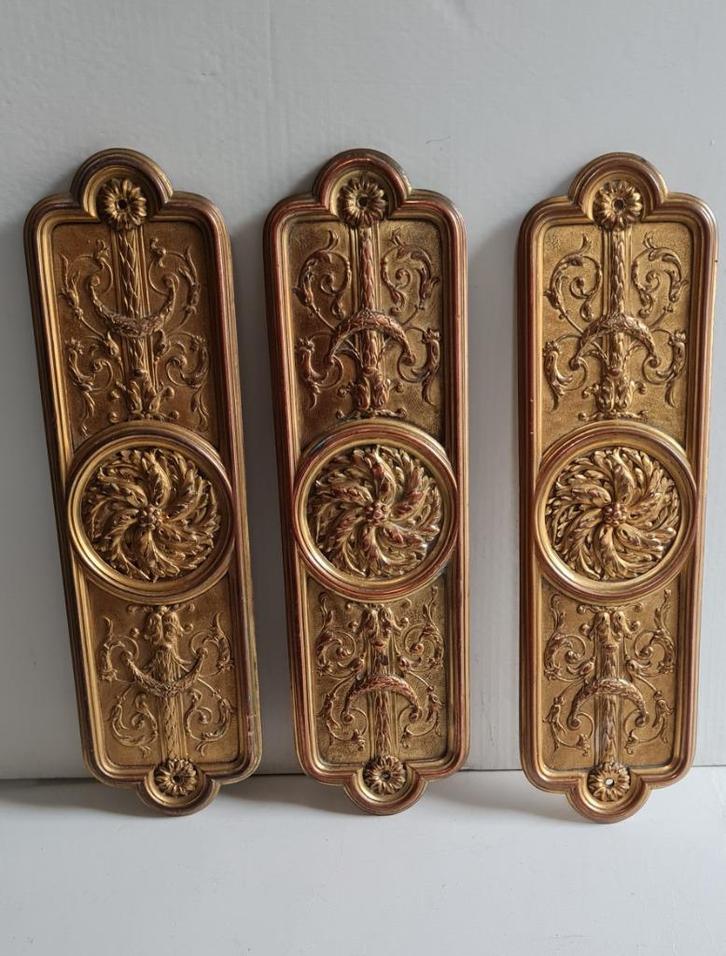 19de E SALVAGED 'Kasteel deurbeslag style Louis XVI', Antiek en Kunst, Antiek | Brons en Koper, Koper, Ophalen of Verzenden