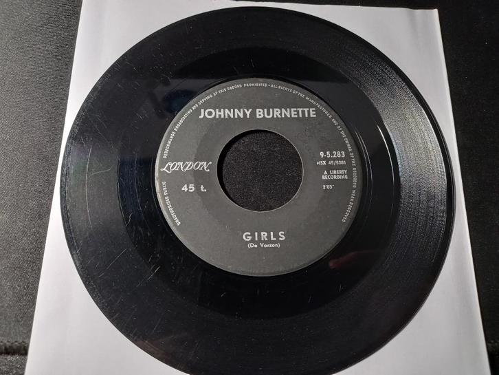 Johnny Burnette ‎– Girls / I've Got A Lot Of Things To Do, Cd's en Dvd's, Vinyl Singles, Gebruikt, Single, Pop, 7 inch, Ophalen of Verzenden