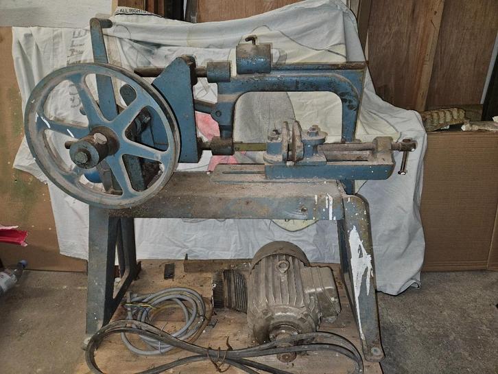 Antieke zaagmachiene, Doe-het-zelf en Bouw, Gereedschap | Zaagmachines, Verzenden