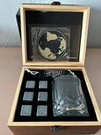 Whiskey set 1 glas, herbruikbare ijsblokes en onderzetter, Ophalen of Verzenden, Nieuw
