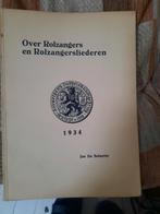 Over rolzangers en rolzangersliederen - Jan De Schuyter, Boeken, 20e eeuw of later, Jan De Schuyter, Ophalen of Verzenden, Zo goed als nieuw
