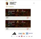 2 tickets red devils belgique Liechtenstein 18 novembre 2025, Tickets en Kaartjes, Sport | Voetbal, Twee personen, November