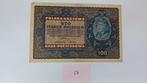 100 marek polen 1919, Postzegels en Munten, Bankbiljetten | Europa | Niet-Eurobiljetten, Verzenden, Polen, Los biljet