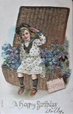 FANTASIEKAART- AMERIKAANSE RELIEFKAART- 1922, Ophalen of Verzenden, 1920 tot 1940, Gelopen, Kinderen