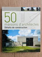 50 maisons d'architecte/plans/détails, Enlèvement ou Envoi, Comme neuf, Architectes