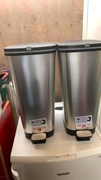 Pedaalemmers vuilbakjes 50 l, Enlèvement, Comme neuf