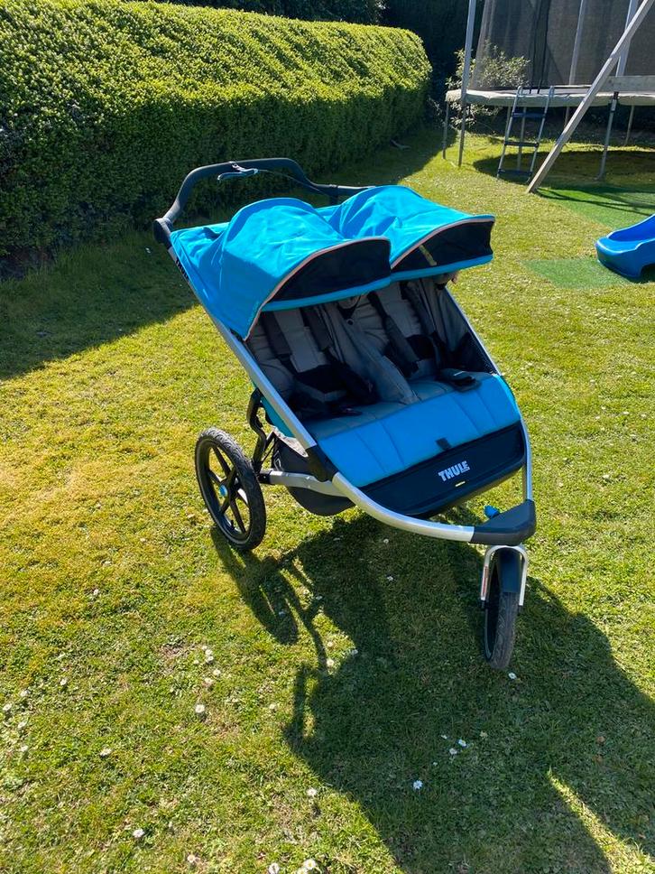 Thule Urban Glide 2 Double Run kinderwagen voor joggingbuggy, Kinderen en Baby's, Buggy's, Zo goed als nieuw, Overige merken, Duomodel