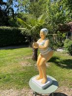 (tuin)beeld Duikende dame jacuzzi tuin zwembad vijver 115cm, Tuin en Terras, Ophalen, Nieuw, Kunststof, Mensenbeeld