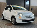 Fiat 500C 1.2i Lounge /Carpass /Xénon /Usb / Pdc / Cabrio, Auto's, Gebruikt, 4 cilinders, Parkeersensor, Wit