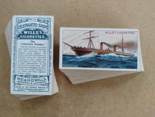 Celebrated Ships complete set 50 chromos schepen 1911, Verzamelen, Foto's en Prenten, Overige onderwerpen, Voor 1940, Ophalen of Verzenden