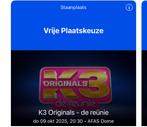 2 tickets K3 RUENIE 9 oktober, Tickets en Kaartjes