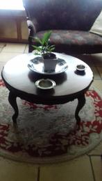 Antieke mahoniehouten ronde salontafel, Antiquités & Art, Antiquités | Meubles | Tables, Enlèvement