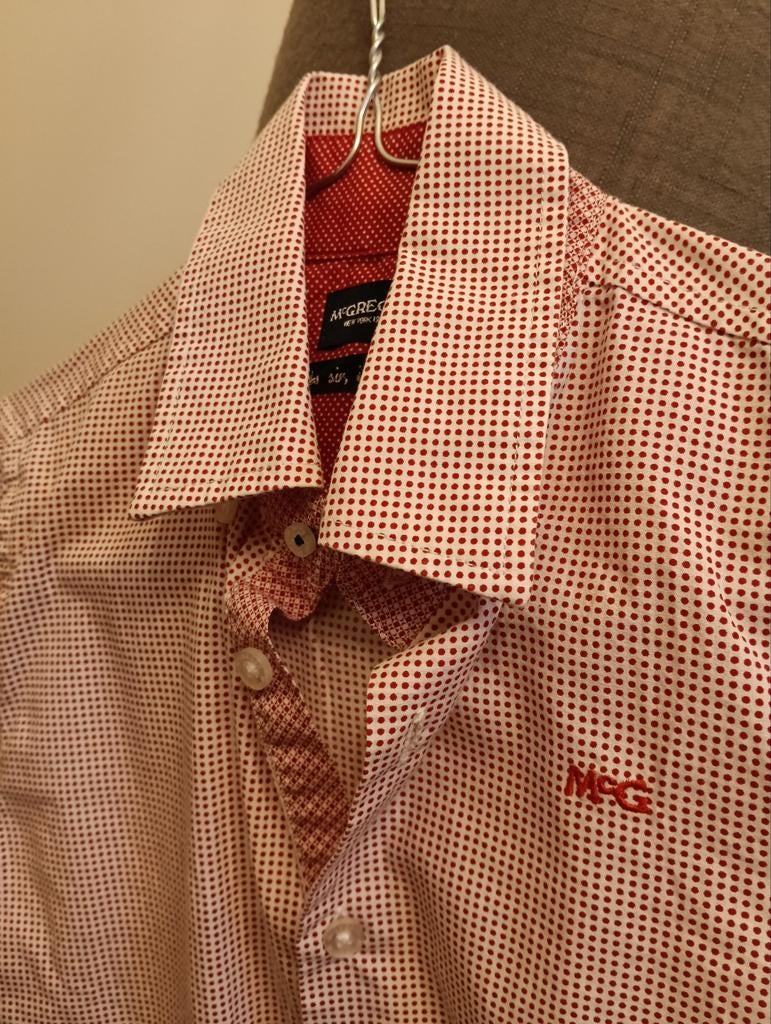 McGregor hemd maat 140, met bijpassend sjaaltje MOET WEG :), Ophalen, Zo goed als nieuw, Mc gregor, Jongen