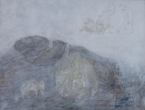 JAN VAERTEN / HERINNERINGEN / ORIGINEEL WERK / 68x83cm KADER, Antiek en Kunst, Kunst | Schilderijen | Modern, Ophalen