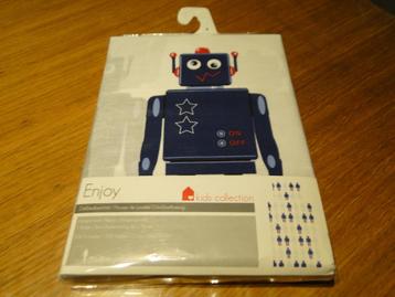 NIEUW dekbedovertrek , robot, 1 persoonsbed beschikbaar voor biedingen