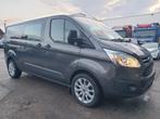 Ford Transit Custom | DUBBEL CAB | A/C | 6 ZITS, Carnet d'entretien, Tissu, Achat, 750 kg