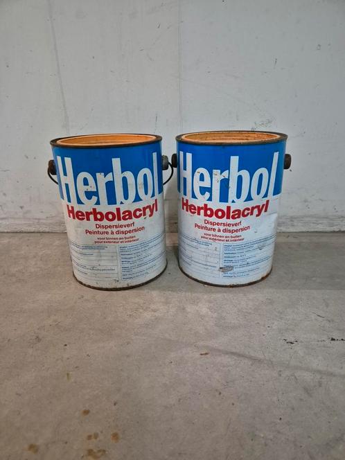 Herbol Acryl 2,5 L — Oranje verf
(2 stuks), Doe-het-zelf en Bouw, Verf, Beits en Lak, Nieuw, Verf, Oranje, Ophalen of Verzenden