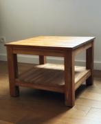 Salontafel 60x60, Ophalen, Gebruikt, 50 tot 100 cm, Natuurlijk