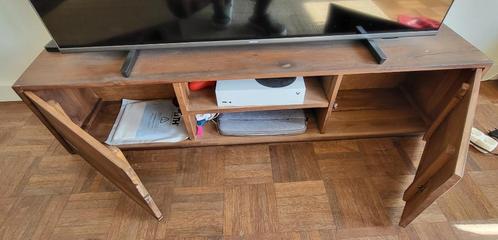 tv-meubel, Huis en Inrichting, Kasten |Televisiemeubels, Zo goed als nieuw, Minder dan 100 cm, 100 tot 150 cm, 25 tot 50 cm, Teakhout