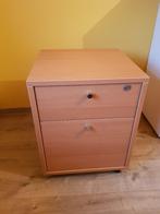 Houten ladekast beuk, Huis en Inrichting, Kasten | Ladekasten, Ophalen, Minder dan 50 cm, Gebruikt, 1 of 2 laden