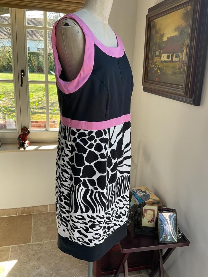 Jurk Marie - Mero , maat XL-XXL, Kleding | Dames, Jurken, Gedragen, Maat 46/48 (XL) of groter, Overige kleuren, Onder de knie