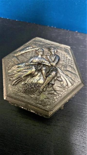 Magnifique ancienne boite à bijoux, Enlèvement ou Envoi