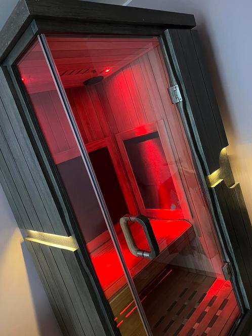 Sunlighten M-pulse Aspire Eucalyptus, Sport en Fitness, Sauna, Zo goed als nieuw, Complete sauna, Infrarood, Ophalen