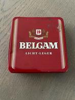 Blikken doosje Belgam 19 king-size Licht- Leger, Ophalen of Verzenden, Zo goed als nieuw
