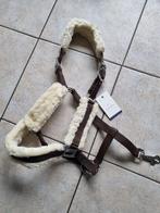 Halster van Equitheme bruin met bont, Ophalen of Verzenden, Zo goed als nieuw