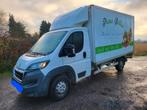 Peugeot boxer 20m3 elektrische lift 179xxxkm Belgische krant, Auto's, Bestelwagens en Lichte vracht, Zwart, 4 cilinders, Particulier