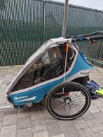 Queridoo cupa 2 fietskar, Fietsen en Brommers, Ophalen, Gebruikt, Kinderkar, Vering
