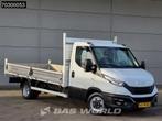 Iveco Daily 35C14 Open Laadbak 420cm Dubbellucht Airco Navi, Auto's, Bestelwagens en Lichte vracht, Gebruikt, Euro 6, Iveco, Wit