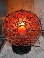 Retro oranje sfeerlamp, Ophalen of Verzenden, Zo goed als nieuw