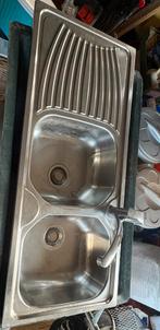 Dubbele spoelbak, Huis en Inrichting, Ophalen, Zo goed als nieuw