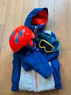 Skiset 12 jaar : helm+jas+skibril, Ophalen, Zo goed als nieuw, Kleding