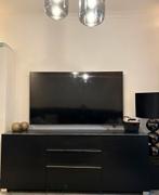 TV Kast / Meubel met lades en deuren Zwart Bruin, Huis en Inrichting, Ophalen, Zo goed als nieuw