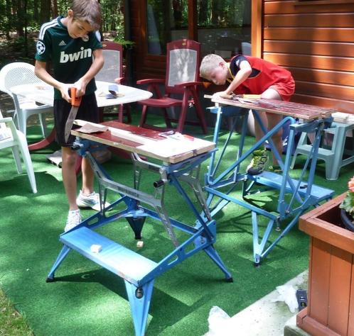 Werkbank voor kids van 7 tot 13 jaar, met gepast geld afhale, Doe-het-zelf en Bouw, Werkbanken, Gebruikt, Ophalen