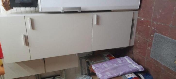 Meubles de cuisine plus frigo encastrable, Huis en Inrichting, Kasten | Lockerkasten, Zo goed als nieuw, Ophalen