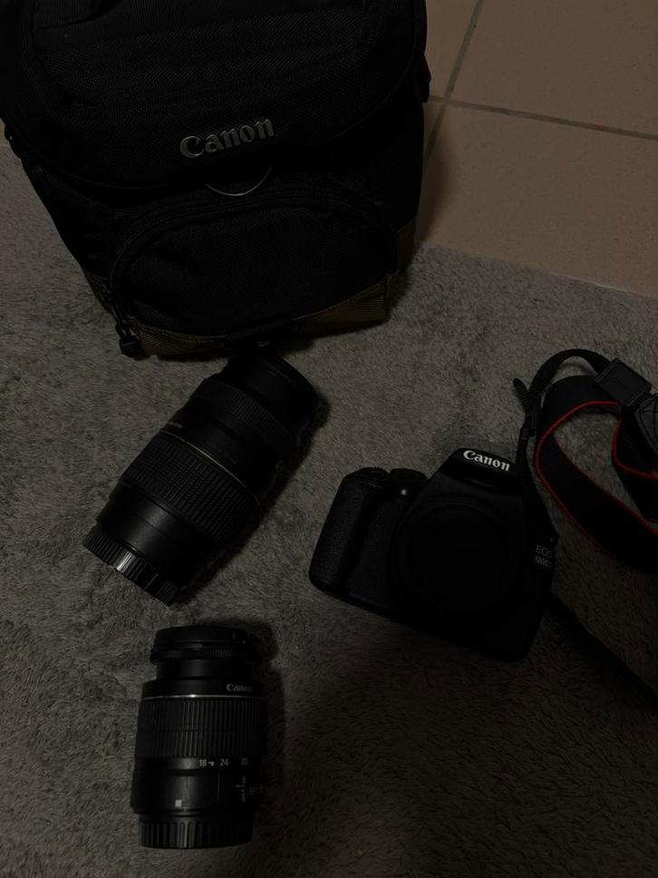 Pack Complet Canon EOS 1200D + 2 Objectifs, TV, Hi-fi & Vidéo, Appareils photo numériques, Comme neuf, Canon, Enlèvement