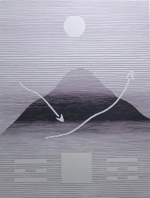 MICHEL SEUPHOR / HEXAGRAMMES YI-KING / ZW-W LITHO / 75x55cm, Antiek en Kunst, Kunst | Litho's en Zeefdrukken, Ophalen of Verzenden