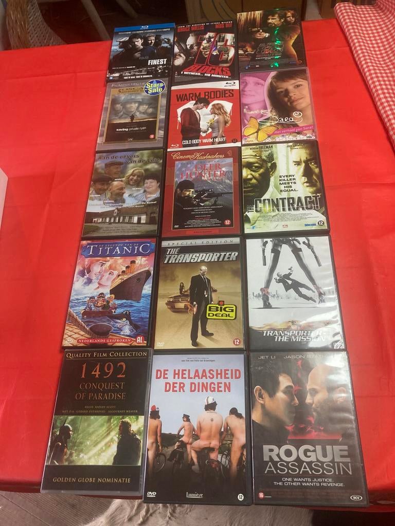 Assortiment van 15 dvd’s, Enlèvement