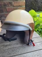 Vespa helm Vintage Creme Kleur, Gebruikt, Ophalen
