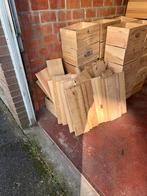 Panelen van houten wijnkisten, Enlèvement