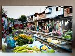 Bhutan, Mandalay, Thaye Zay markt. Foto op Dibond, 96x64cm., Ophalen