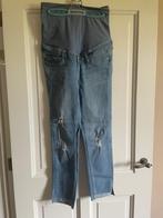 Ripped lichtblauwe zwangerschapsjeans, Maat 38/40 (M), H&M, Blauw, Ophalen of Verzenden