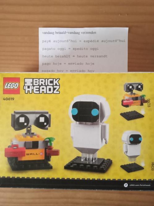 1 x lego EVE & WALL•E (40619) nieuw, Enfants & Bébés, Jouets | Blocs de construction, Neuf, Autres marques, Envoi