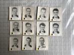 11 prenten chromos voetbal Belgian chewing gum BERCHEM, Ophalen of Verzenden, Gebruikt