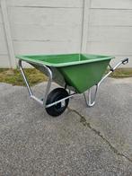 Kruiwage galvanisert 180 liter met luchtband voor 100 euro, Tuin en Terras, Kruiwagens, Ophalen