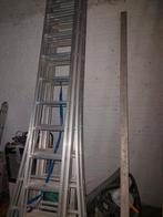 Solide 3 delige  3x14 sporten, Doe-het-zelf en Bouw, Ophalen of Verzenden, Zo goed als nieuw, Ladder, Opvouwbaar of Inschuifbaar
