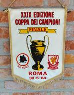 AS Roma Liverpool FC 1984 finale europa cup voetbal vaandel, Ophalen of Verzenden, Zo goed als nieuw, Vaantje of Sjaal